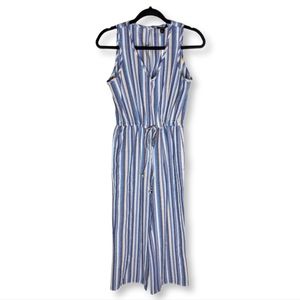 DREW Sleeveless Summer Striped Jumpsuit